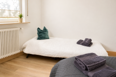 Zustellbett im Schlafzimmer